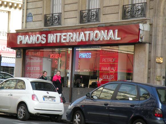  pianos International, rue de Rome